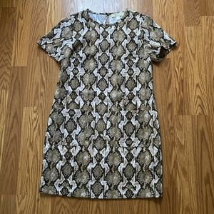 Michael Kors Women’s Midi Dress Snake, size Medium